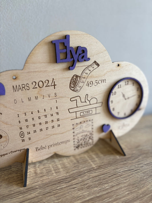 Souvenirs naissance nuage