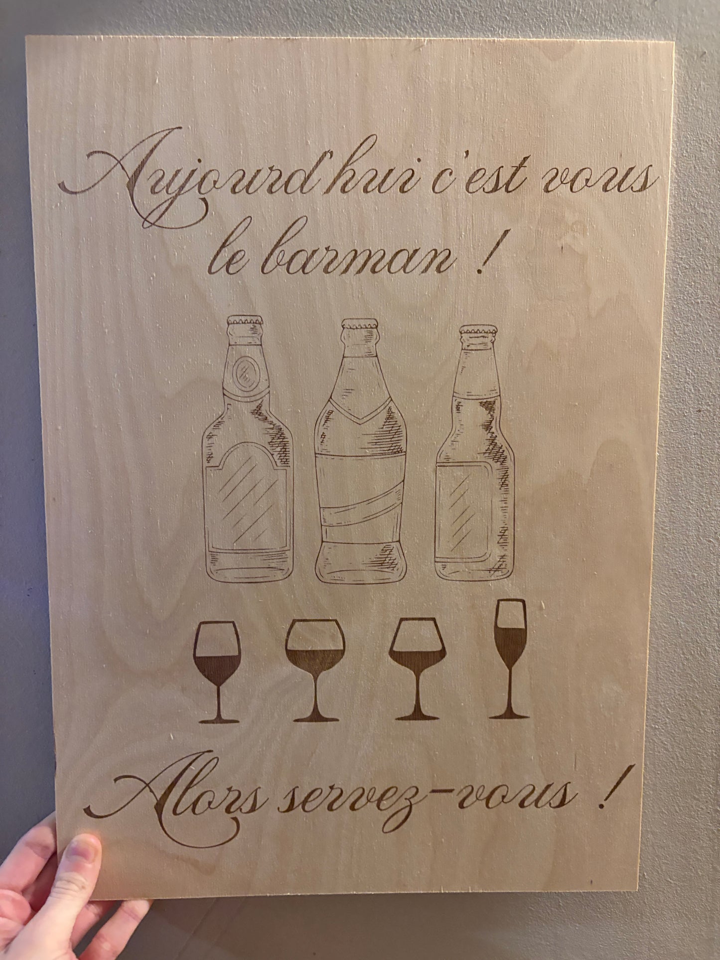 Affiche Barman