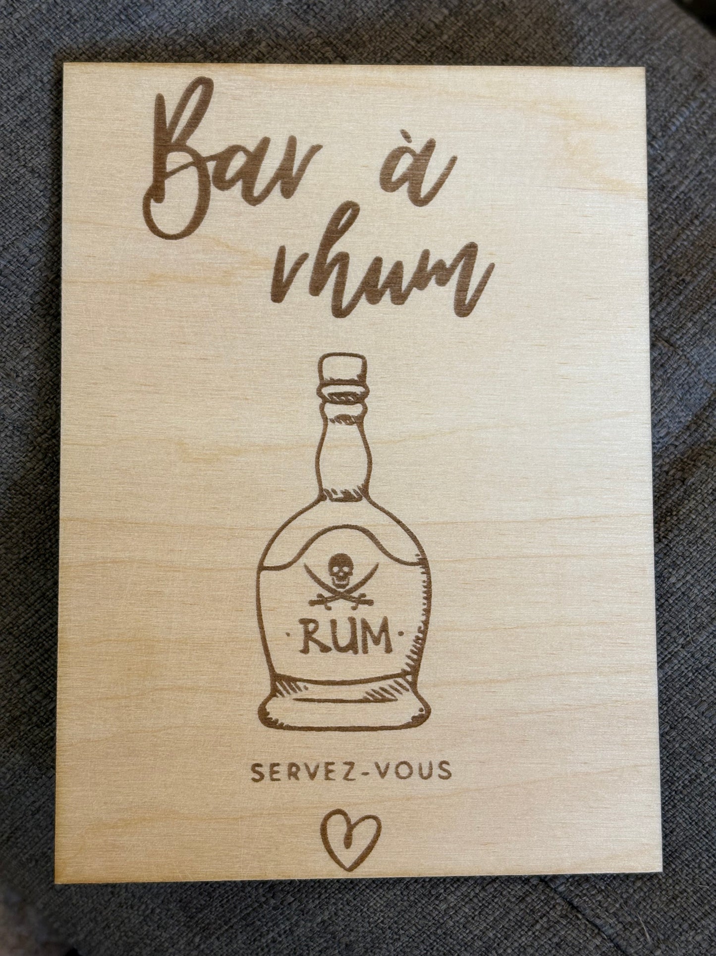 Bar à rhum