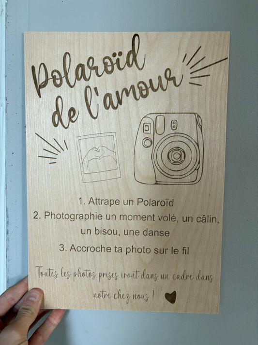 Affiche Polaroïd de l’amour