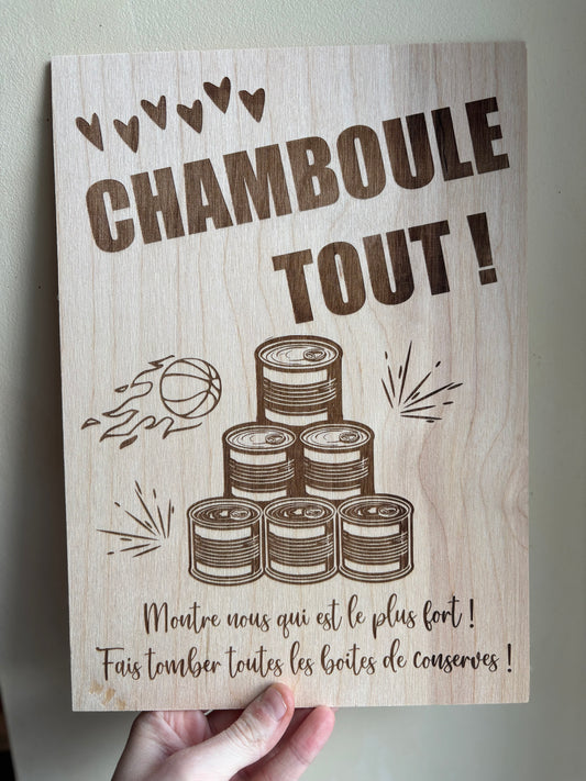 Chamboule tout