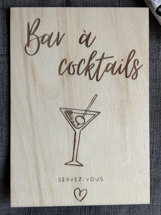 Bar à cocktails