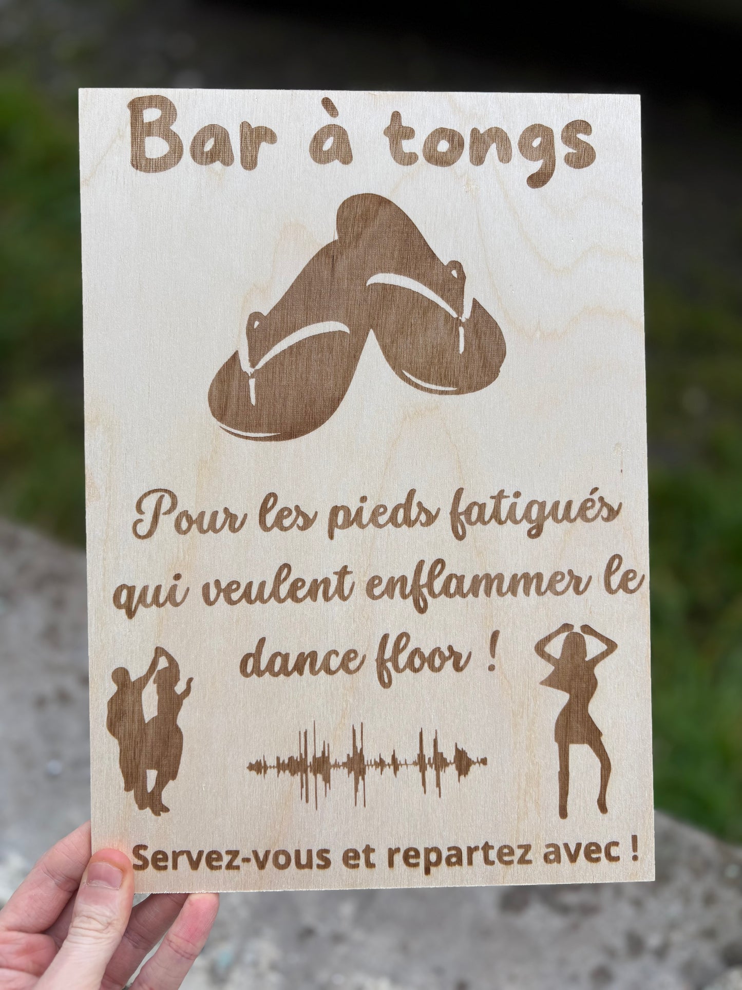 Bar à tongs