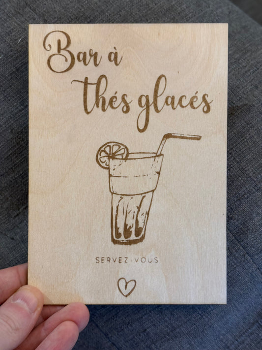Bar à thés glacés
