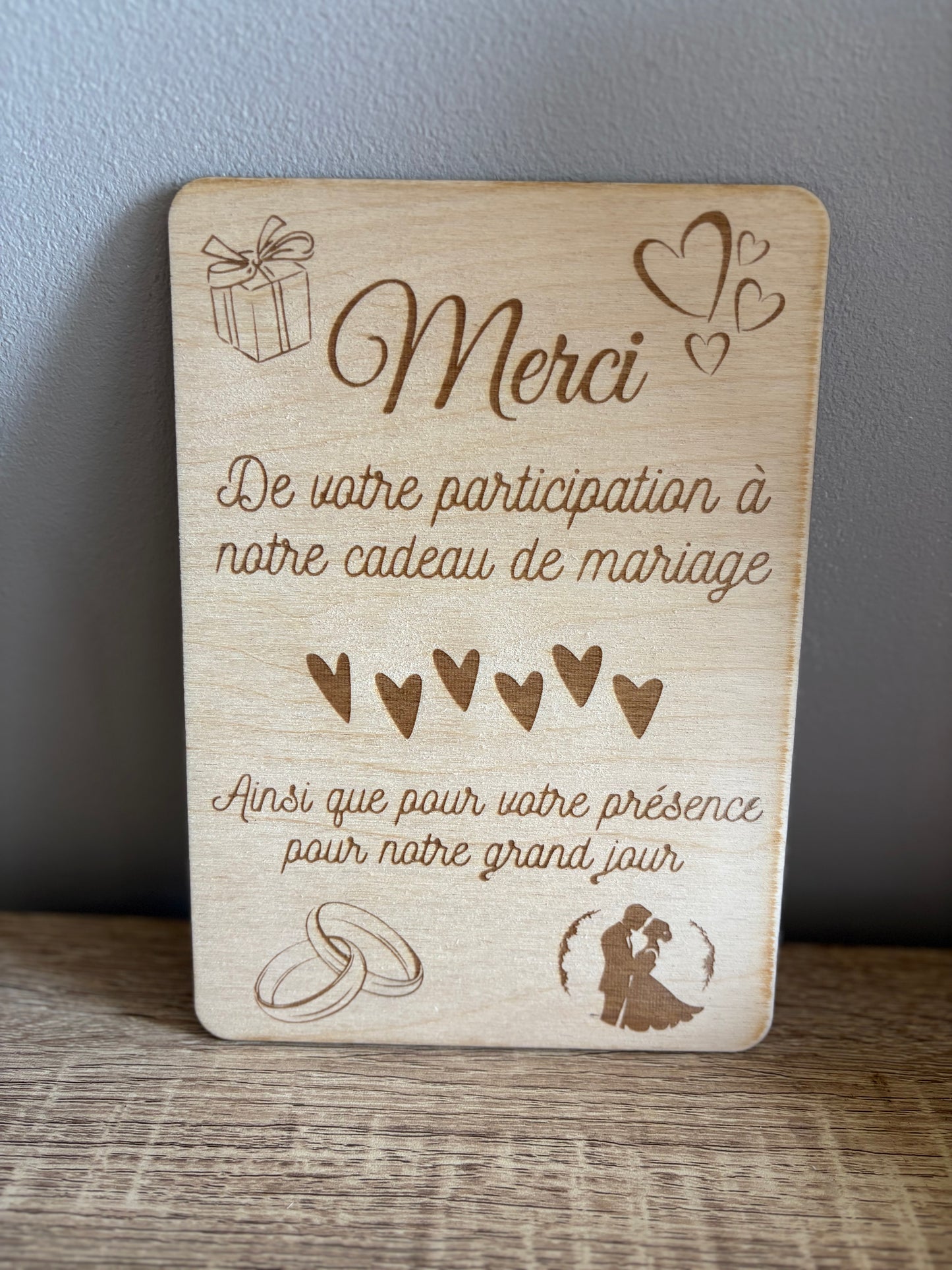Pancarte merci