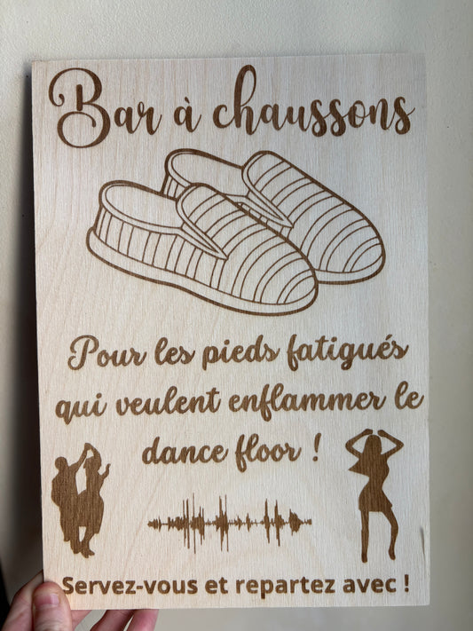 Bar à chaussons