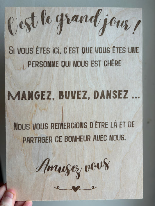 C’est le grand jour