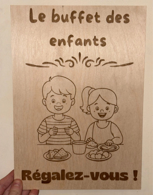Buffet des enfants