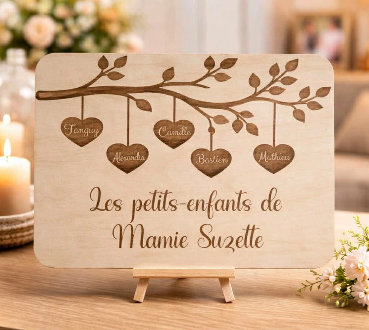 Cadre personnalisé mamie