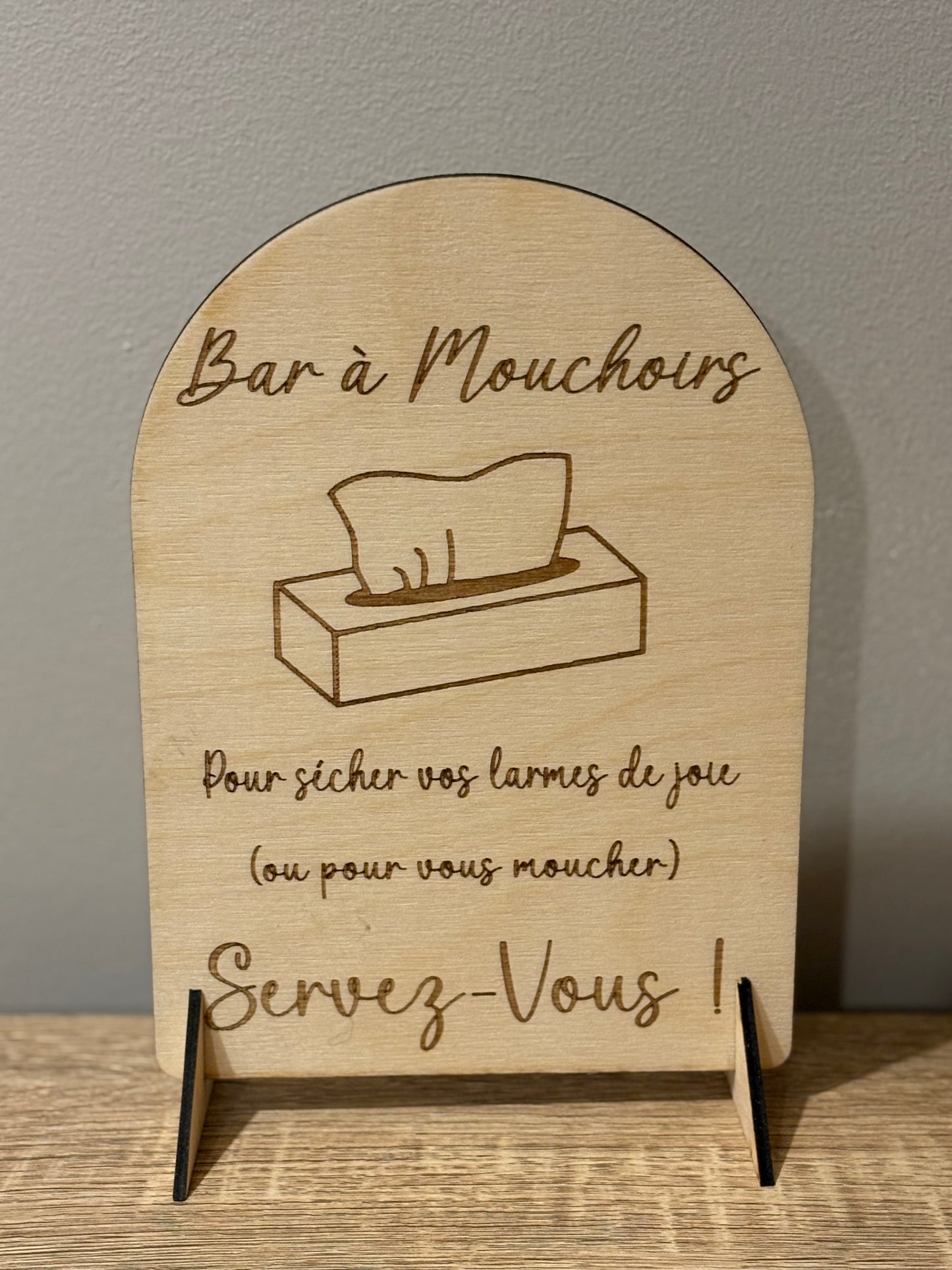 Affiche bar à mouchoirs 2