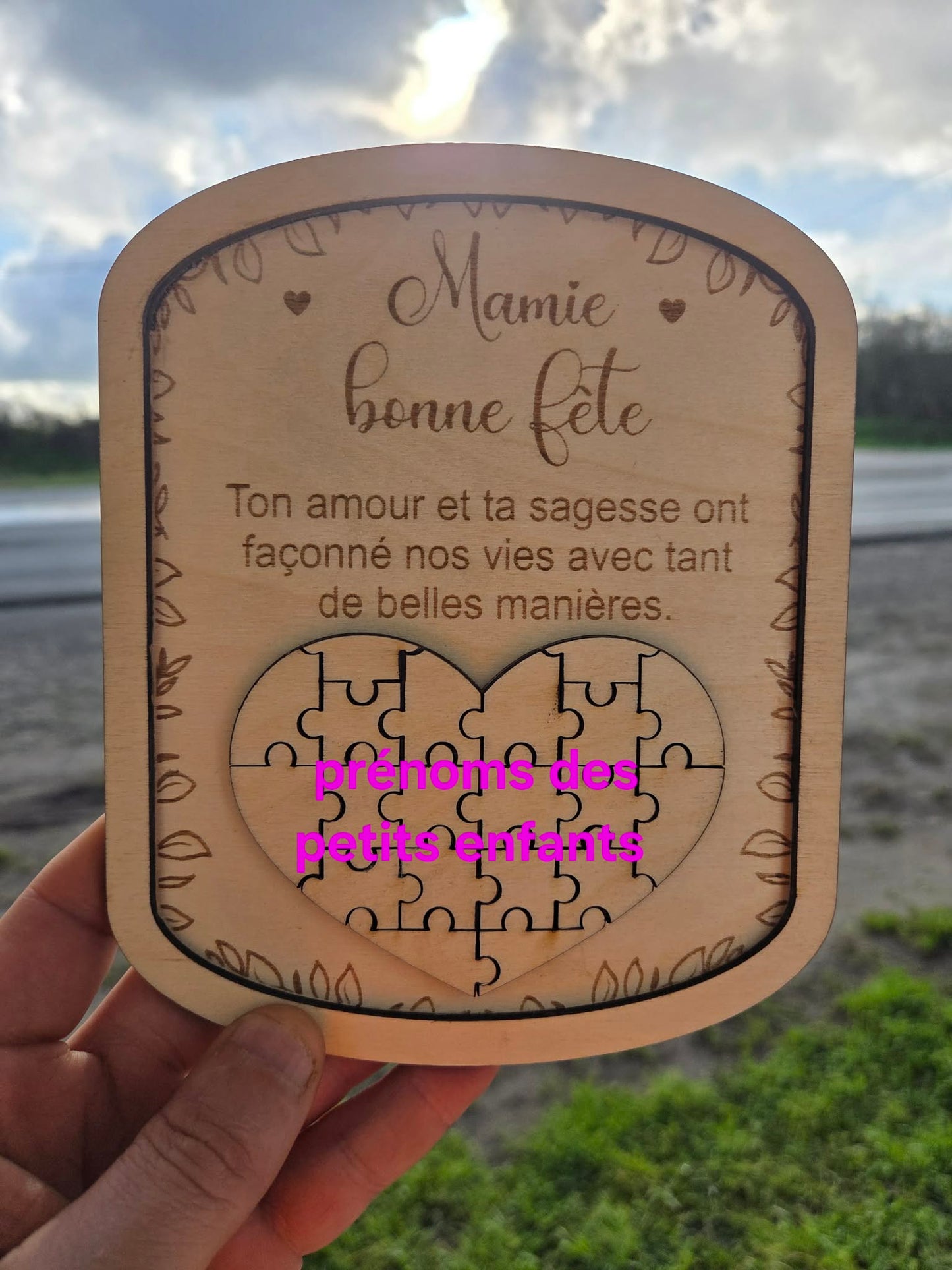 Cadre décoratif Mamie