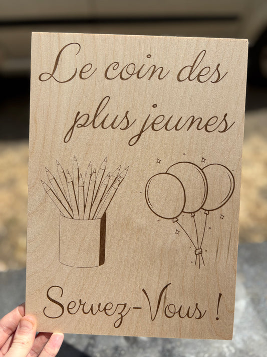 Affiche Coin des jeunes