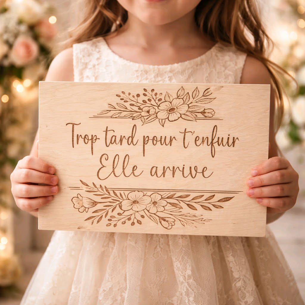 Lot pancarte mariage