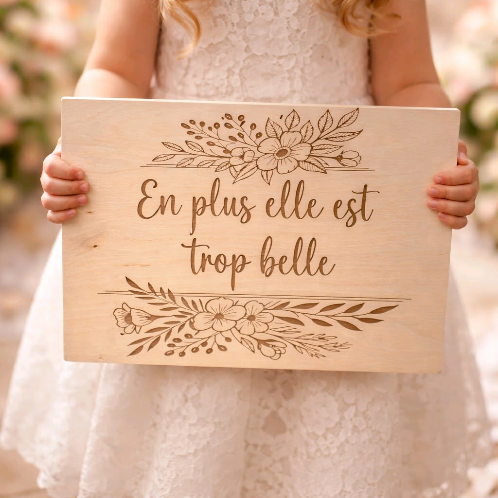 Lot pancarte mariage