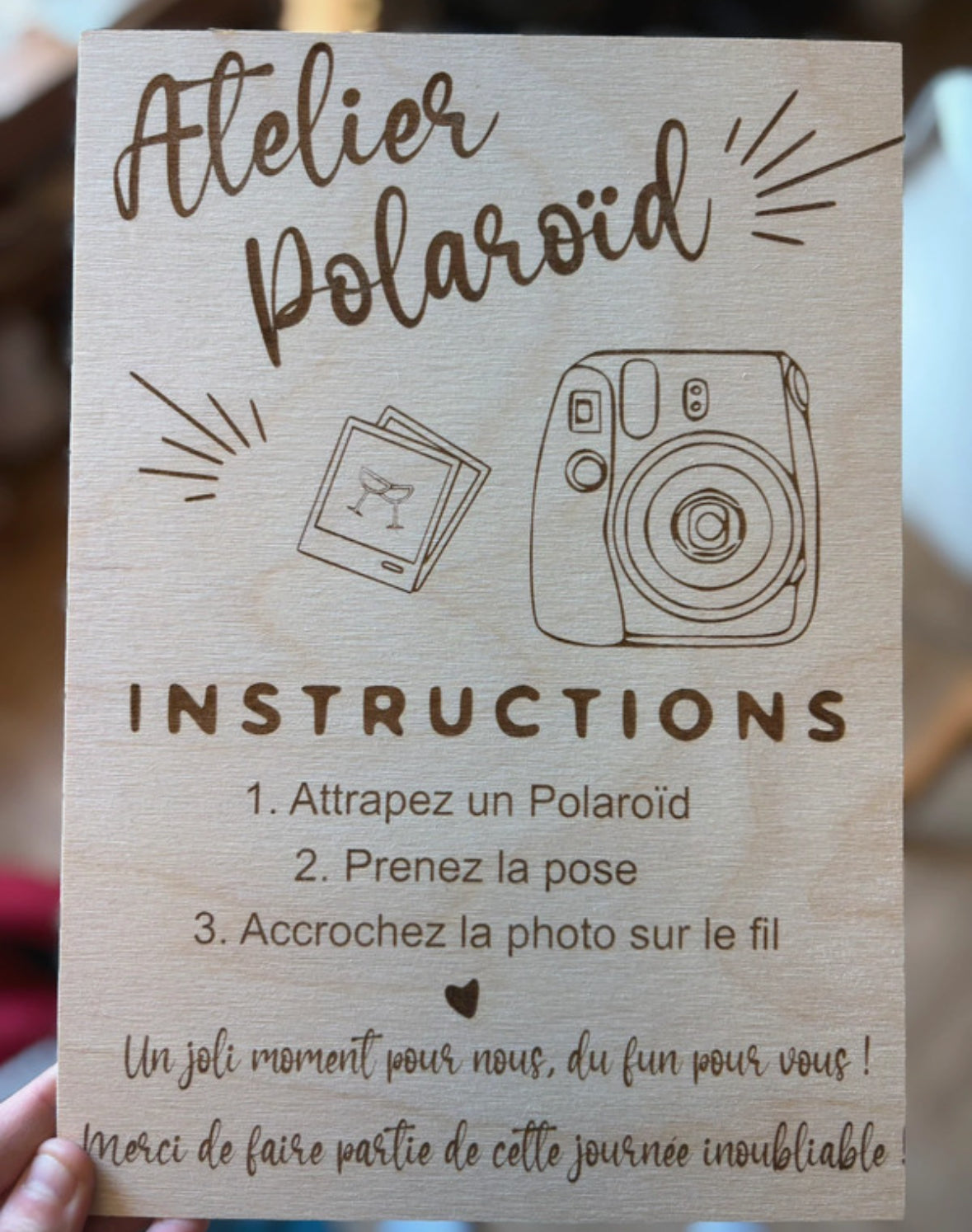Affiche Atelier Polaroïd