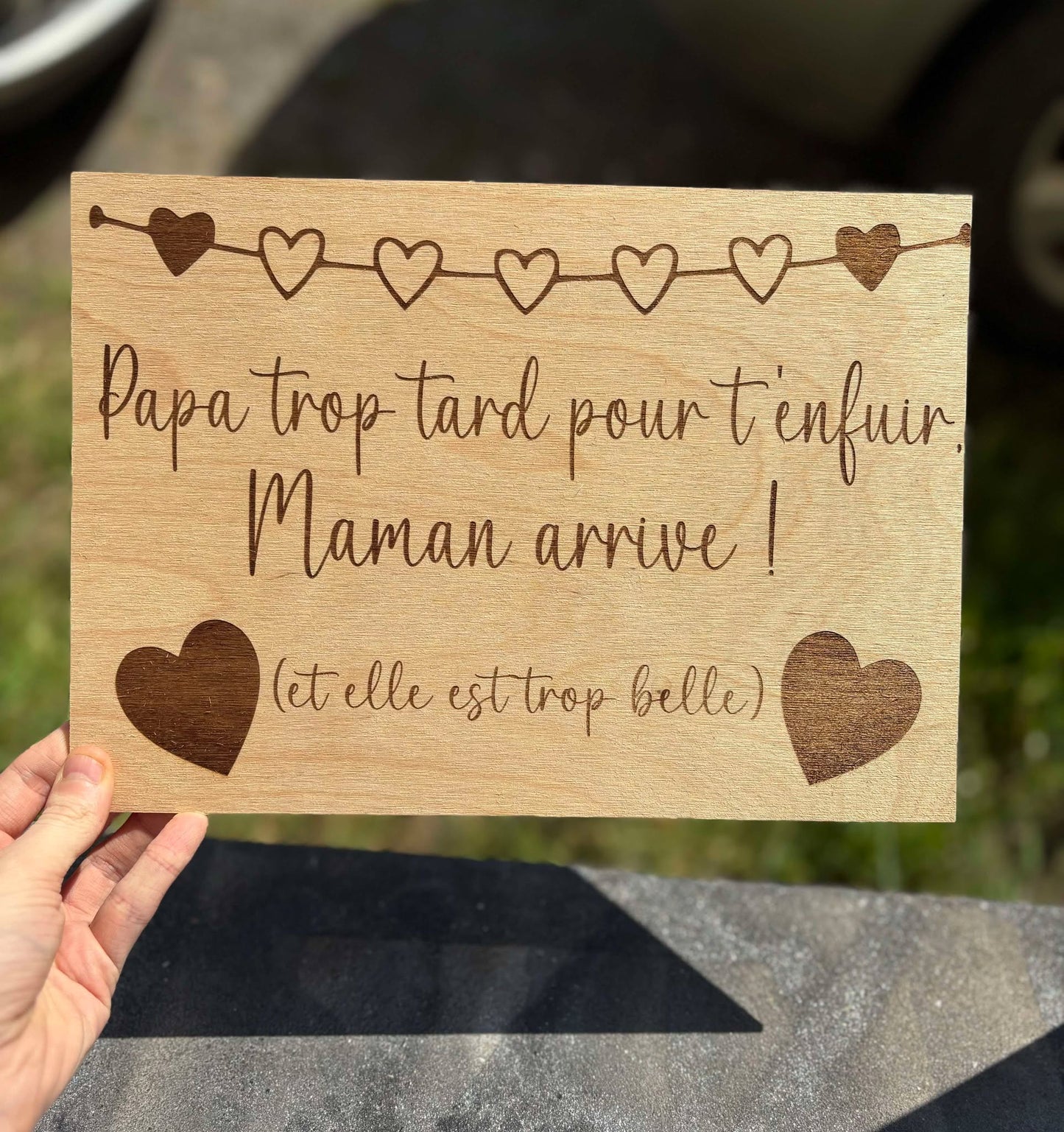 Affiche Trop Tard A4