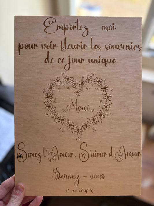Semez l’amour, s’aimer d’amour