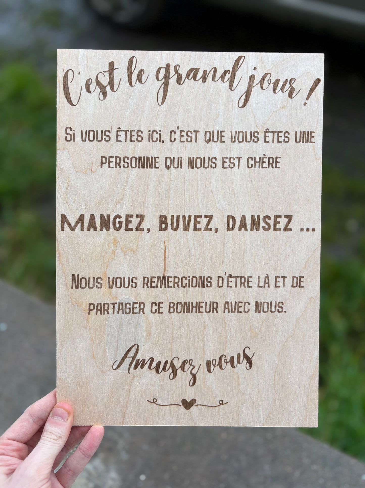 C’est le grand jour