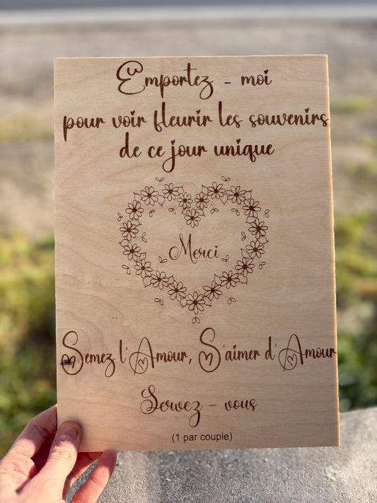 Semez l’amour, s’aimer d’amour