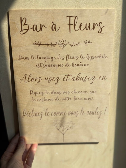 Bar à fleurs