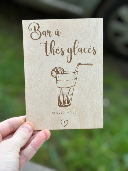 Bar à thés glacés