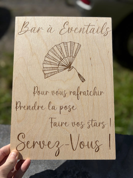Bar à éventails