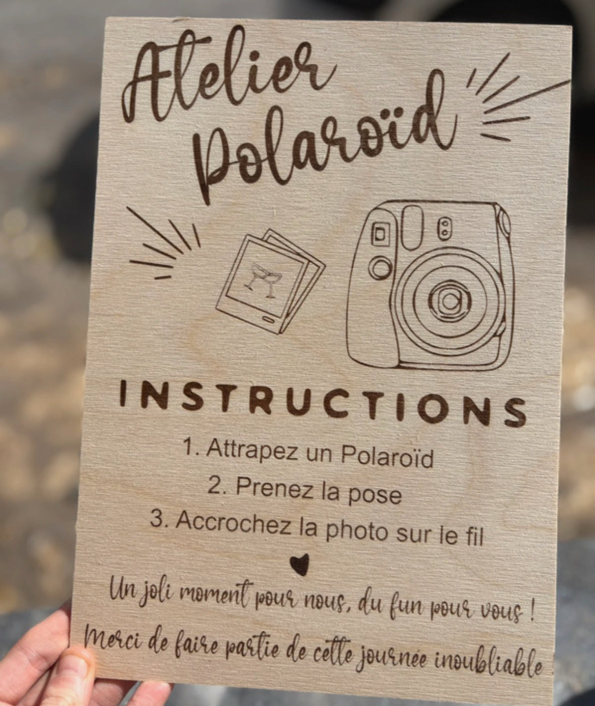 Affiche Atelier Polaroïd
