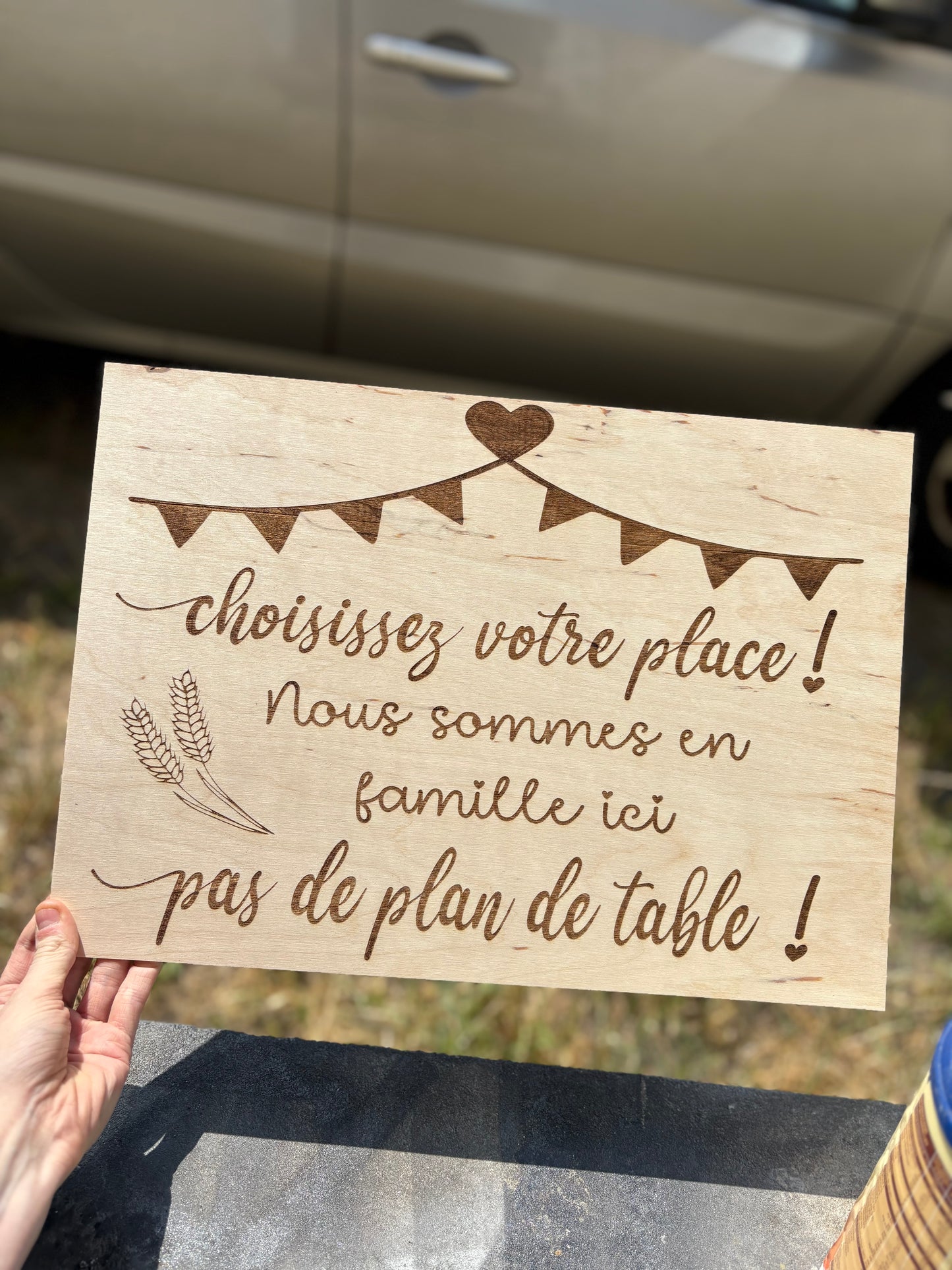 Pas de plan de table A3