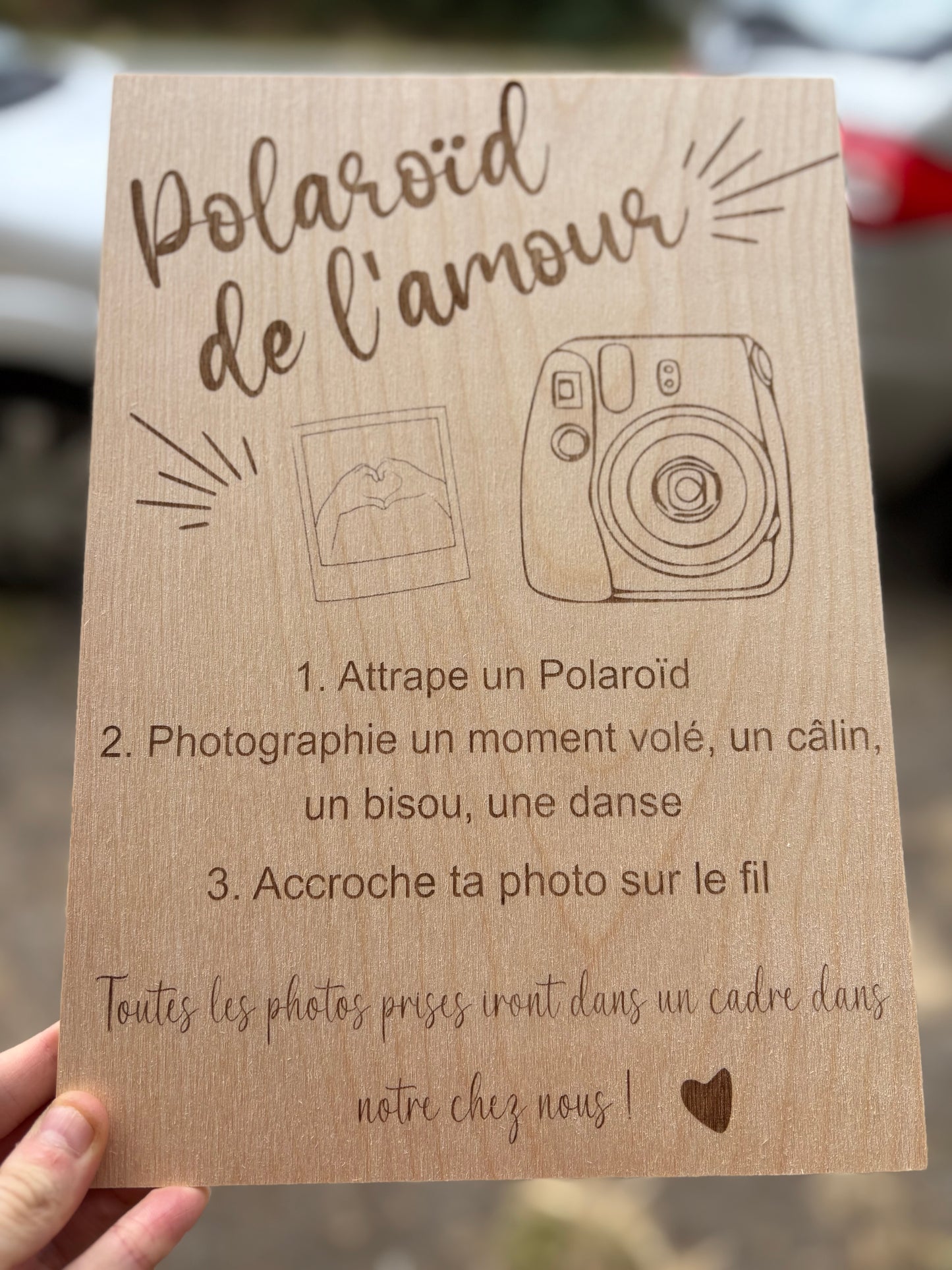 Affiche Polaroïd de l’amour