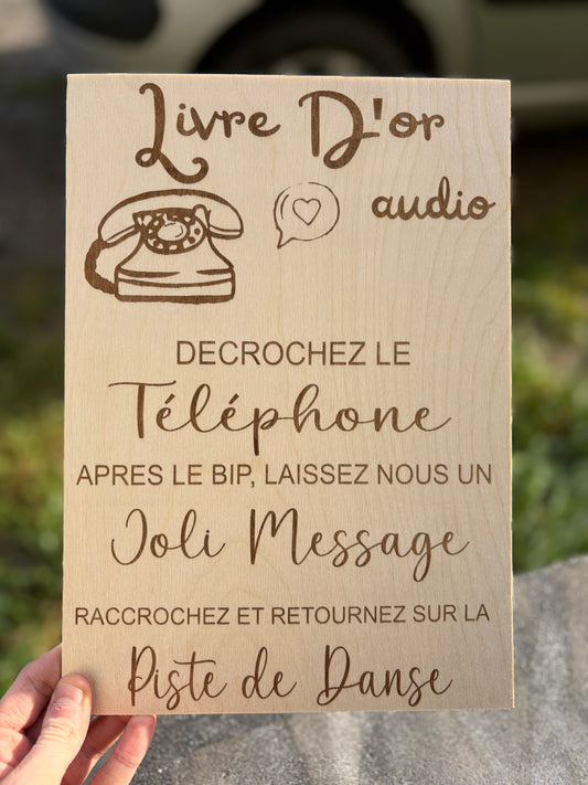 Livre d’or Audio
