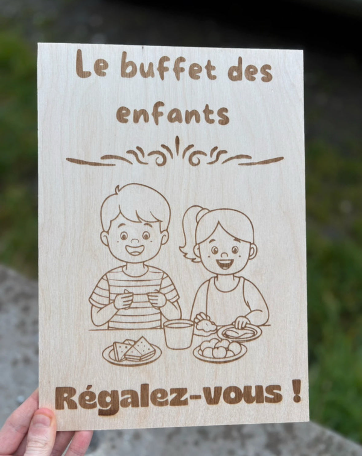 Buffet des enfants