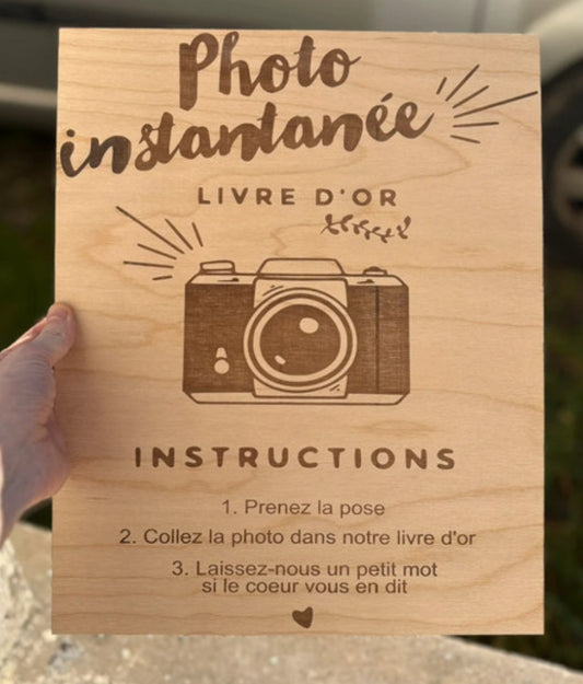 Affiche Photo instantanée A3