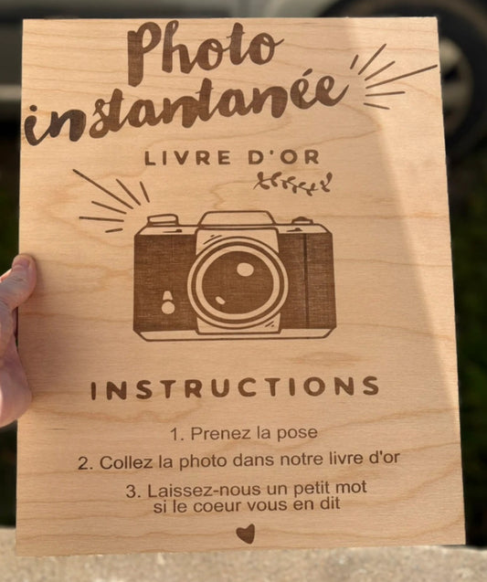 Affiche Photo instantanée A3