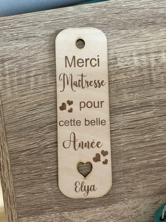 Marque page maîtresse