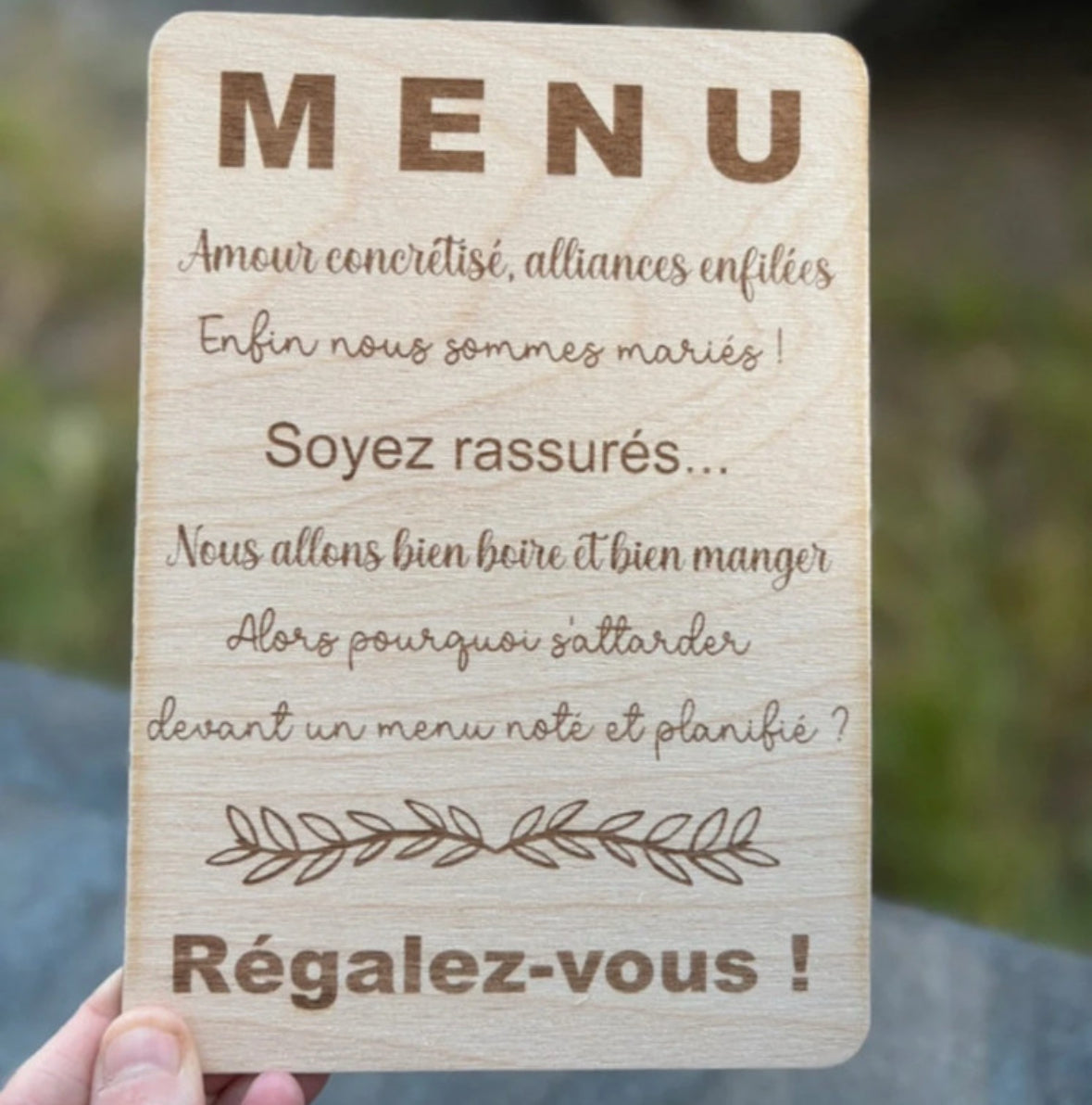 Le Menu