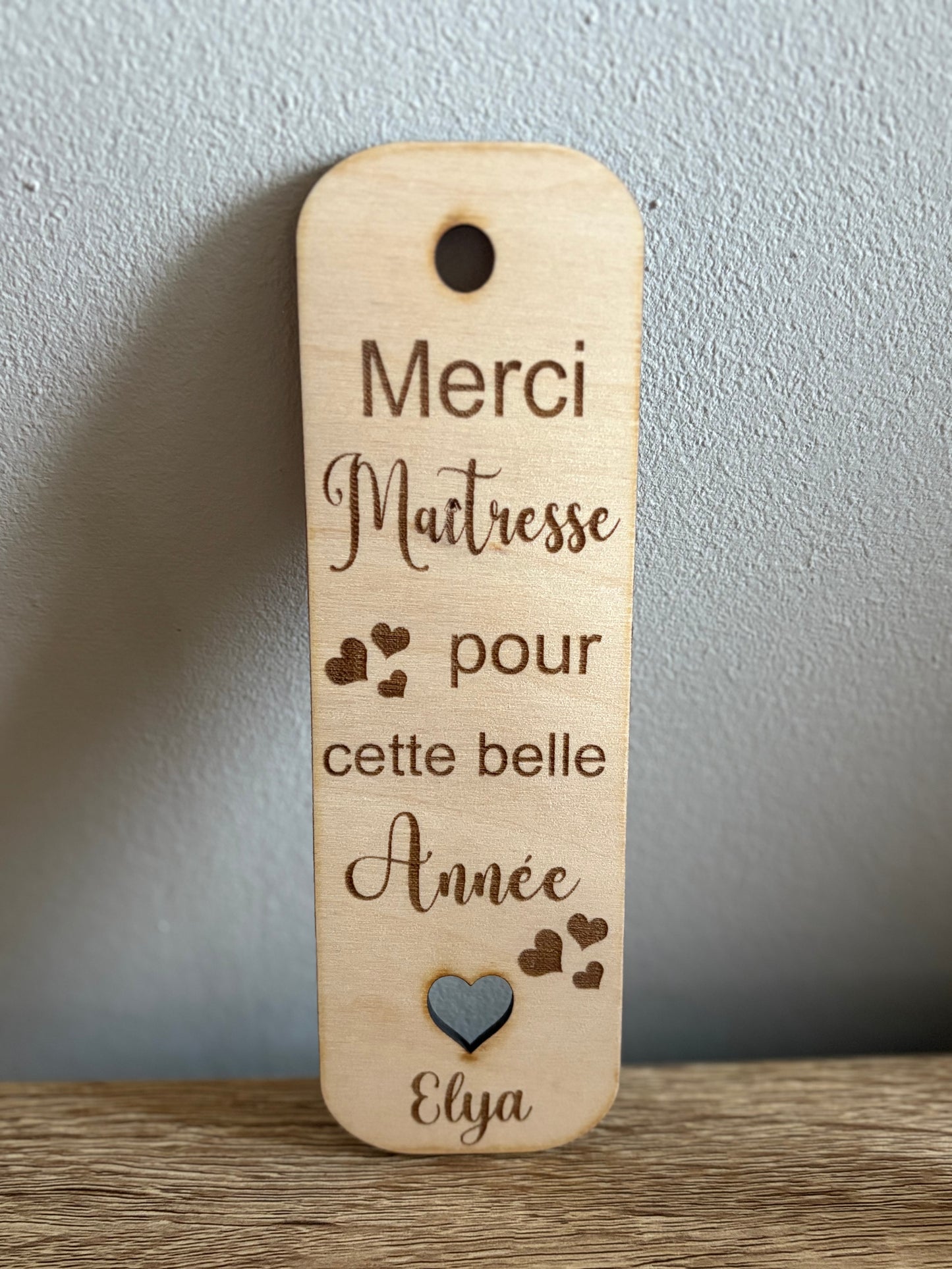 Marque page maîtresse