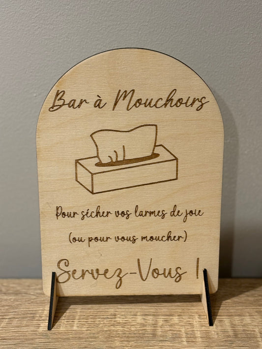 Affiche bar à mouchoirs 2