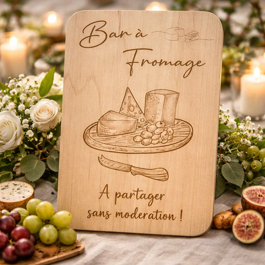 Pancarte bar à fromage