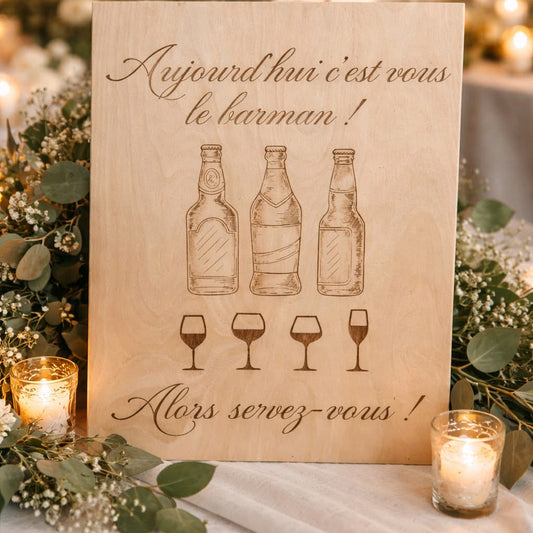 Affiche Barman