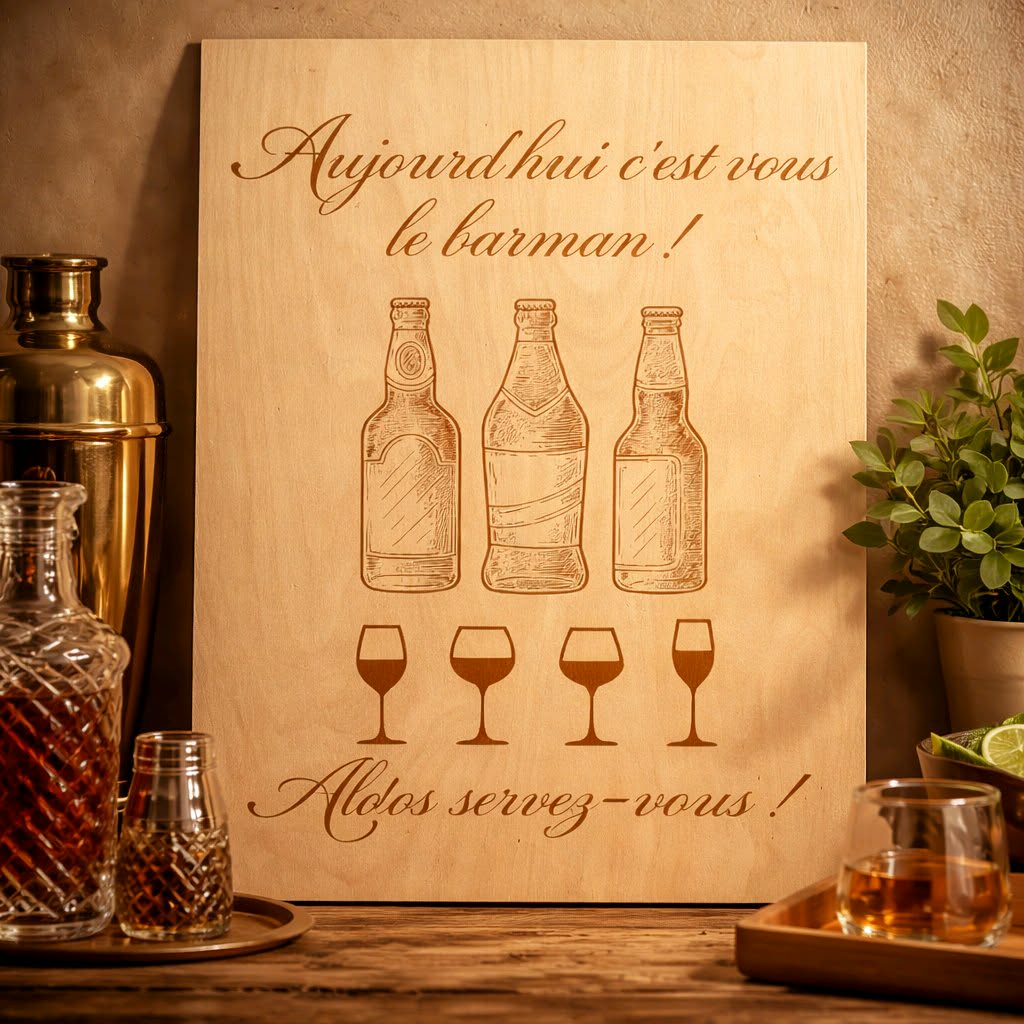 Affiche Barman