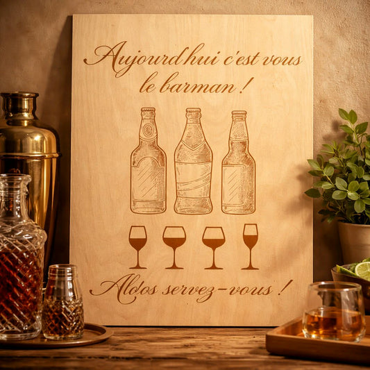 Affiche Barman