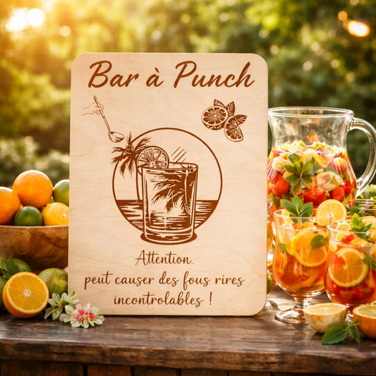 Affiche bar à punch