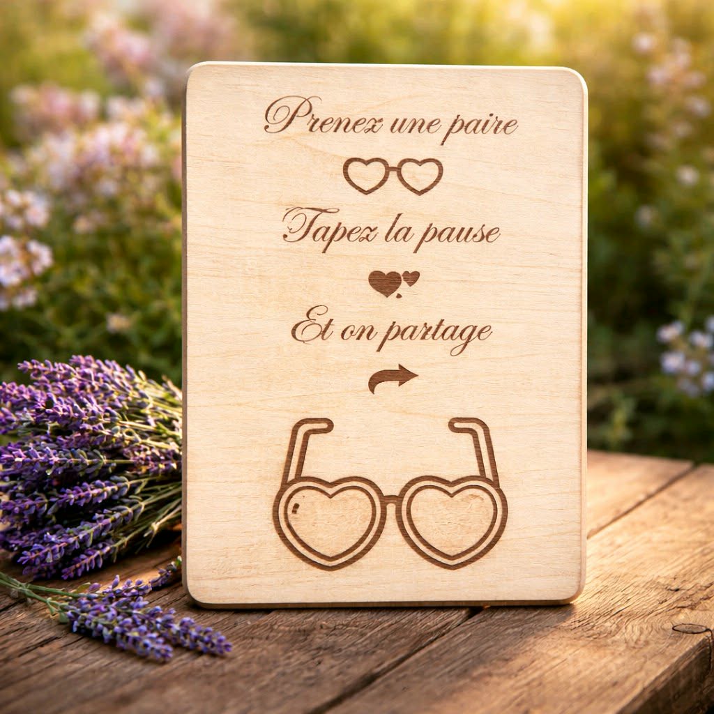 Pancarte Lunettes A5