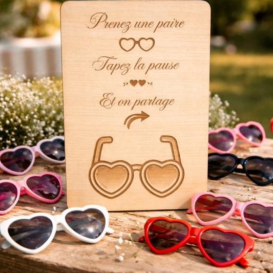 Pancarte Lunettes A5