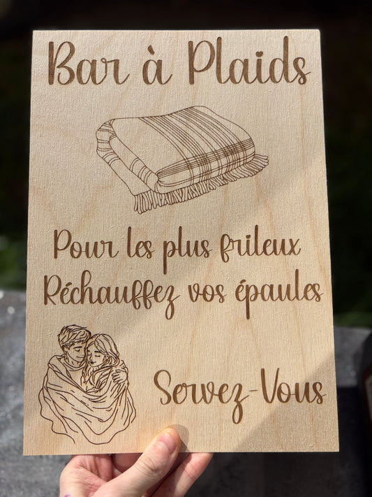 Bar à plaids